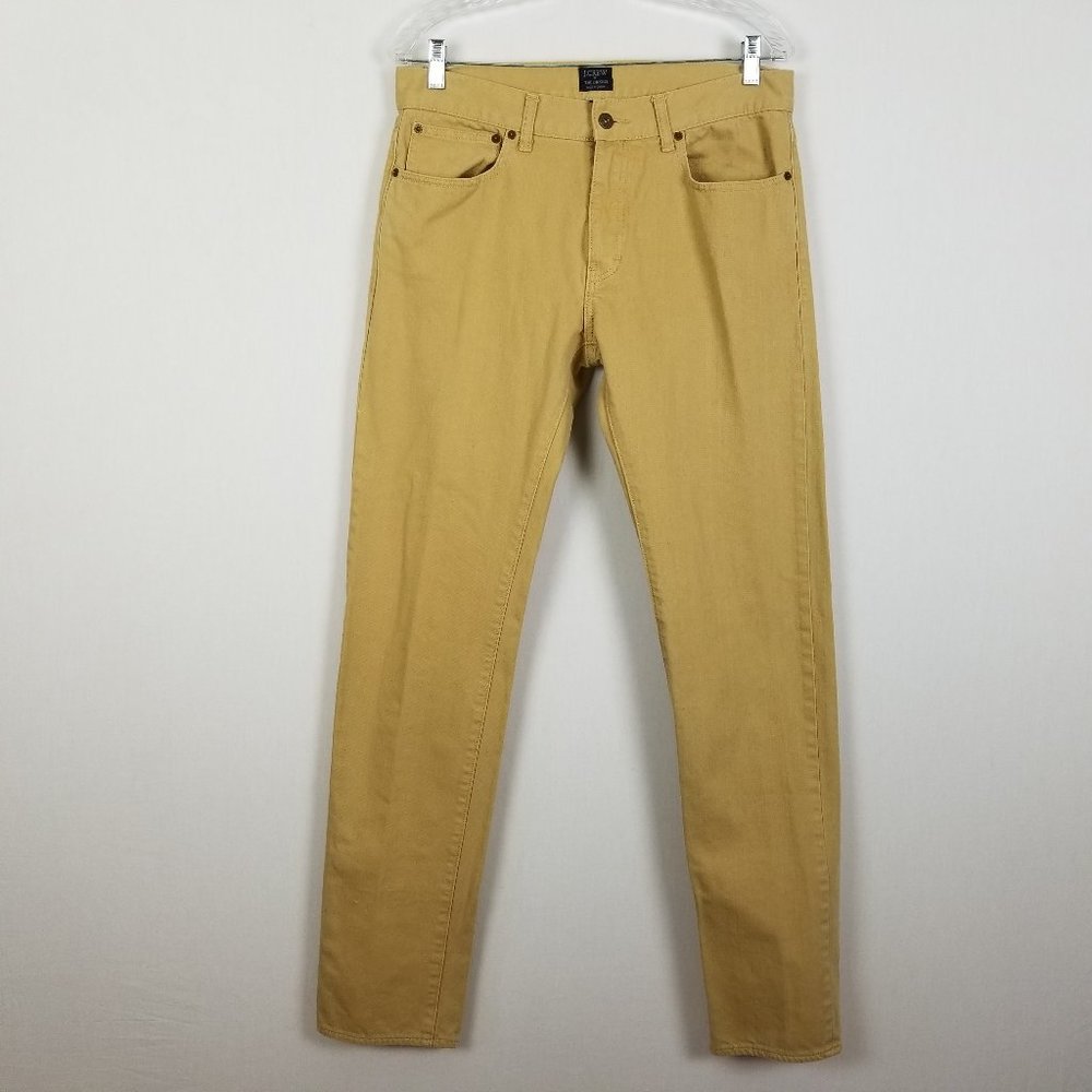 J. Crew Factory The Driggs tan jeans 32 x34